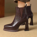 Pointed Toe High Heel Booties