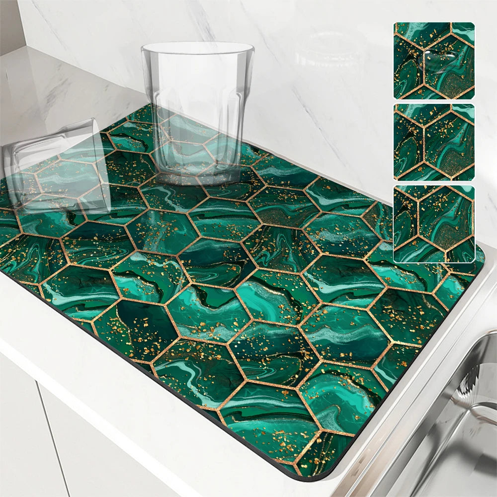 Absorbent Anti-slip Coffee Dish Mats