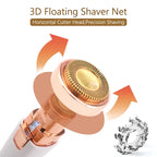 Portable 2 IN 1 Electric Epilator Eyebrow Trimmer
