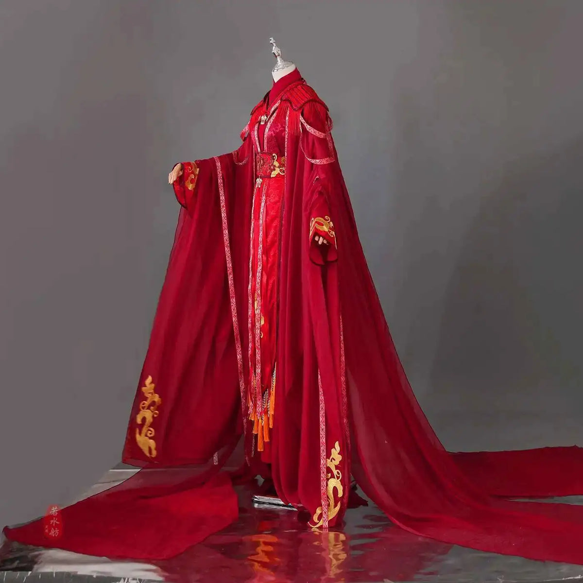 Wedding Grandmaster Envy Of Demonic Dress Ancient Hanfu Mo Dao Zu Shi Wei Wuxian Clothing Lan Wang Ji Cosplay Costume Full Set