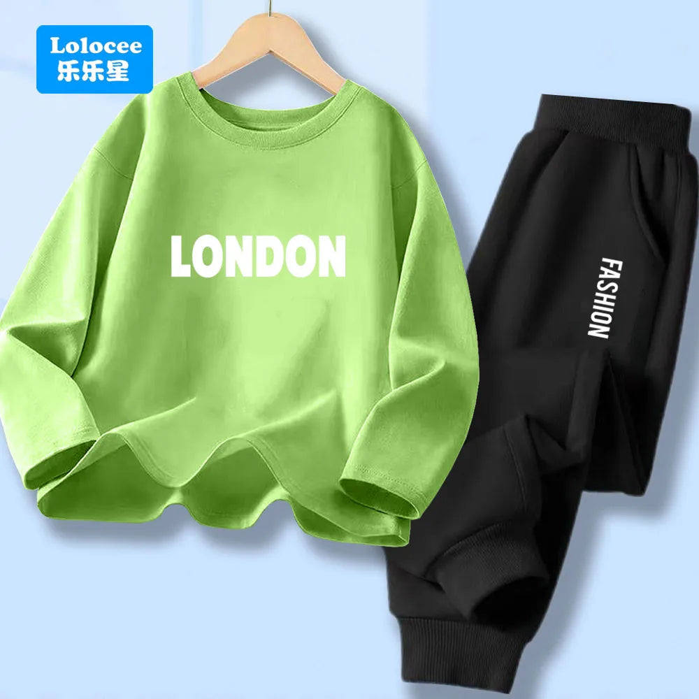 2pcs Outfits Children Tracksuits