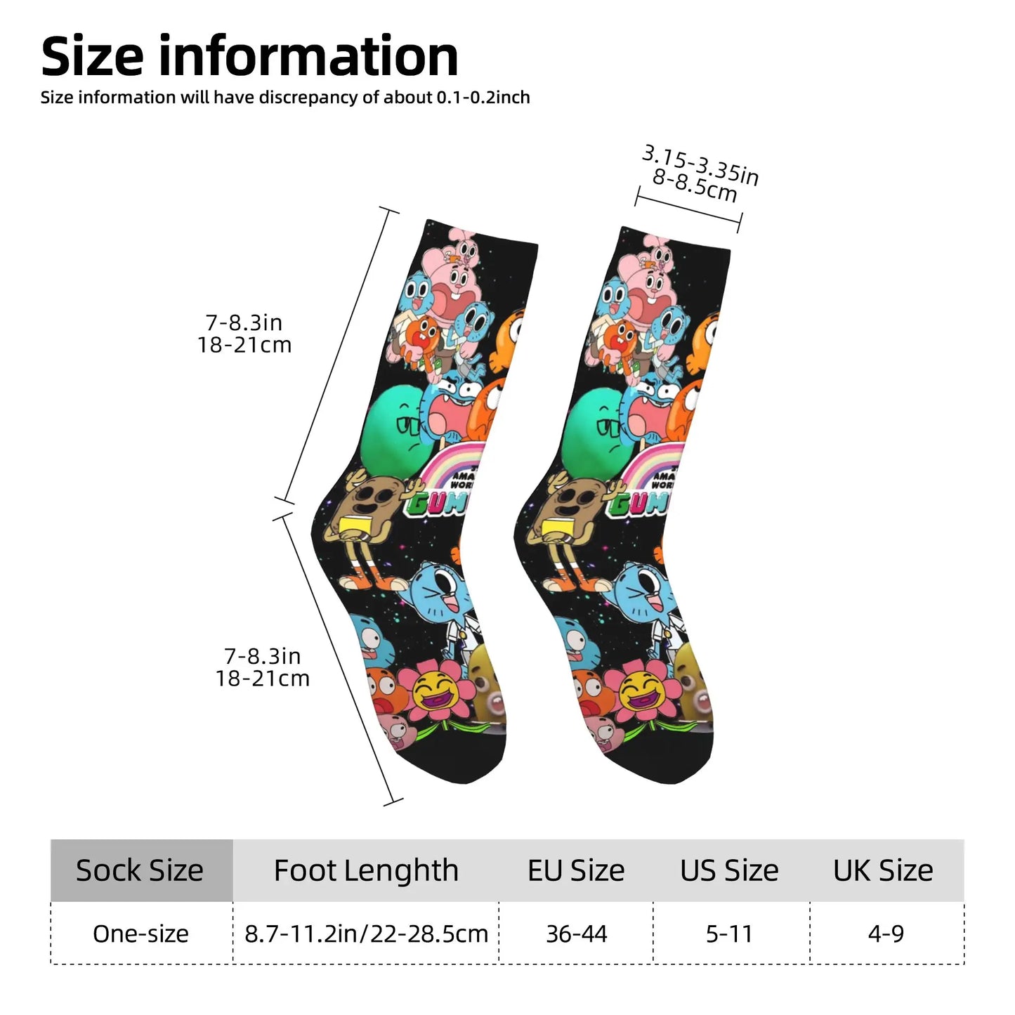Cartoon Animated Socks