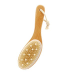Body brush set exfoliating body dry brush