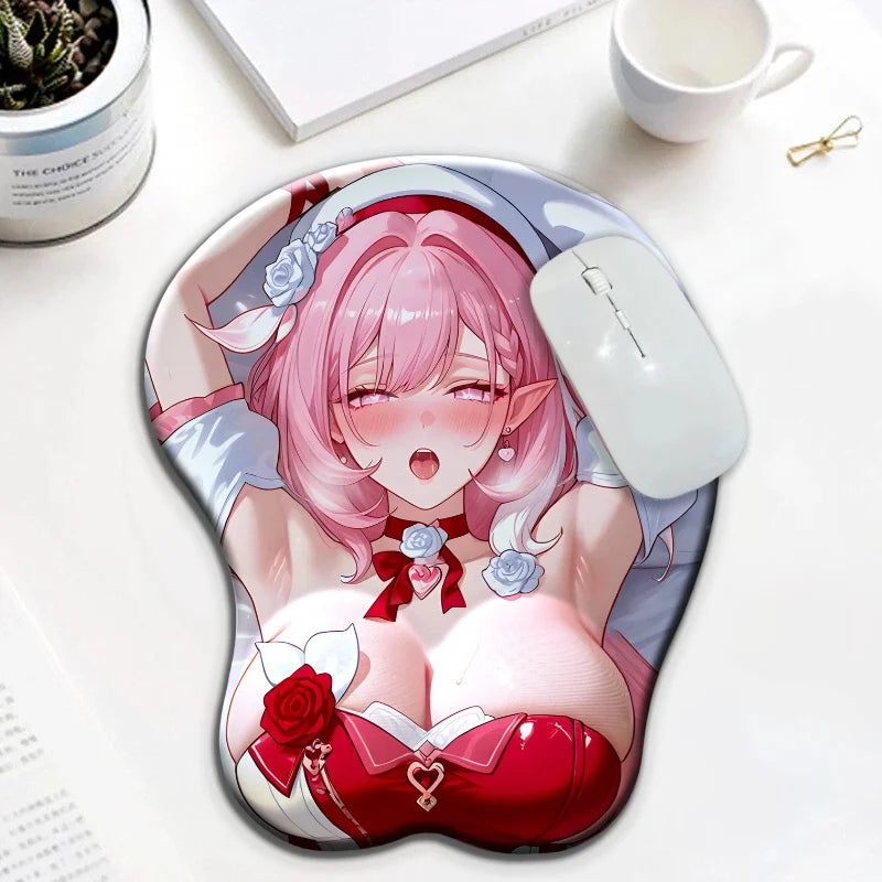 Wrist Rest 3D Soft and Smooth Silicone Mouse Pad