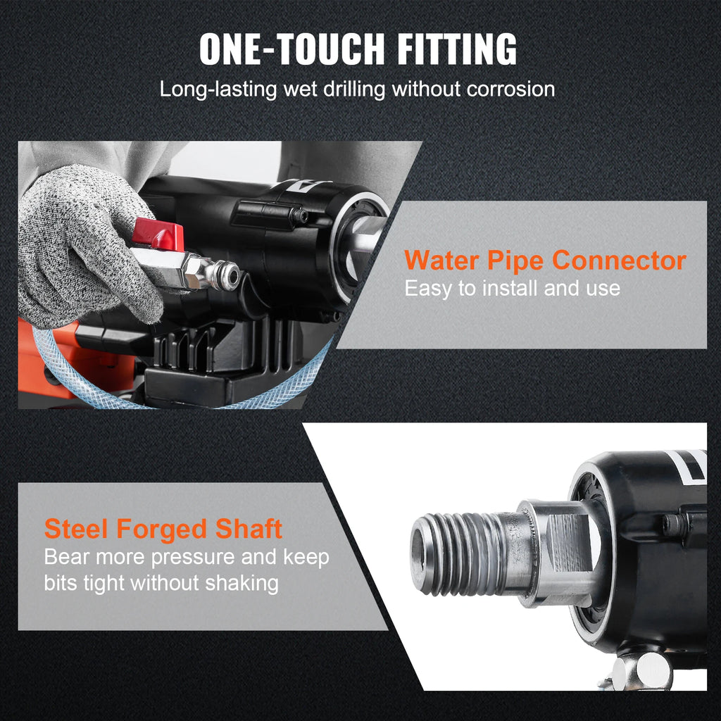 SucceBuy 3200W 750RPM Wet/Dry Diamond Core Drill Machine