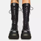 Platform  Rain Combat Military Boots