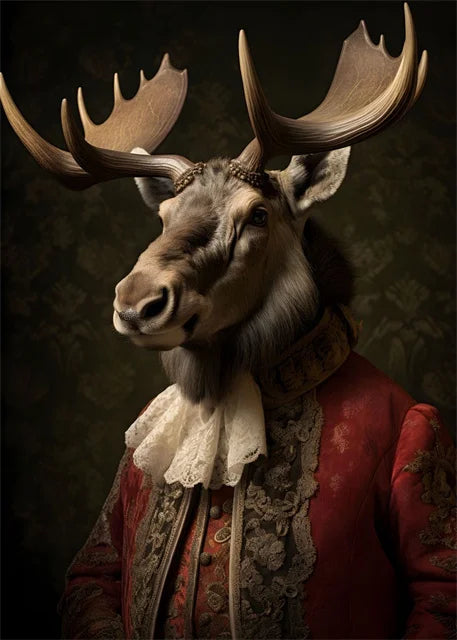 Aristocrat Animals Portrait Posters