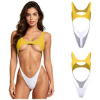 Women Sleeveless Micro Bikini Bodysuit