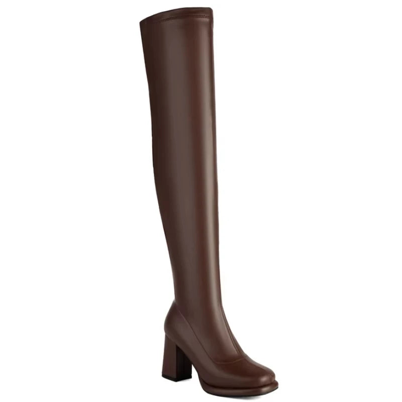 SGESVIER Women's Over the Knee High Boots