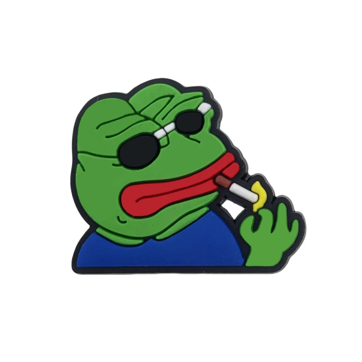 sad frog green shoe Charms