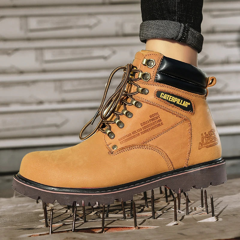 Indestructible steel toe shoes