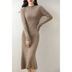 Cashmere Sweater Women's Knitted Dresses