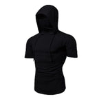 Mens Gym Thin masked Hoodie