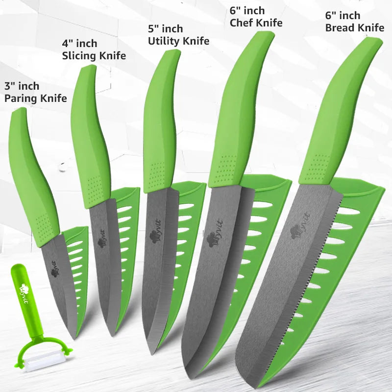 Ceramic Kitchen Knives Set