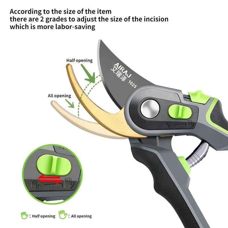 AIRAJ Industrial Grade Pruning Shears