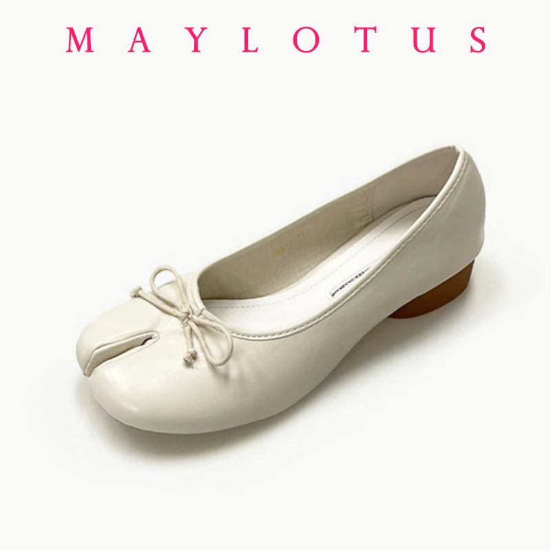 Split Toe Heel Tabi Shoes