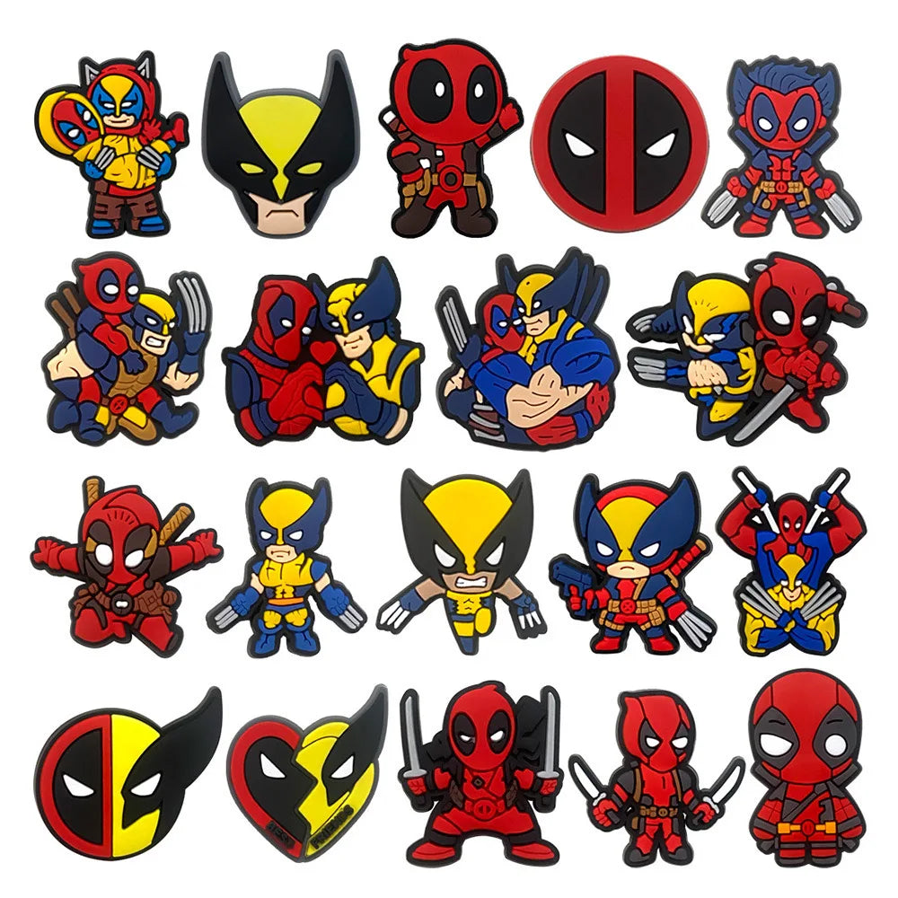 9-28Pcs Hot Toys Cartoon Series Shoe Charms