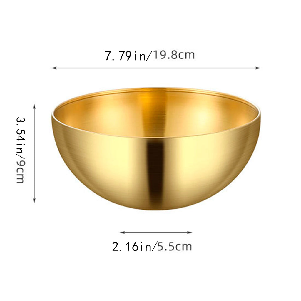 Large Capacity Stainless Steel Salad Bowls