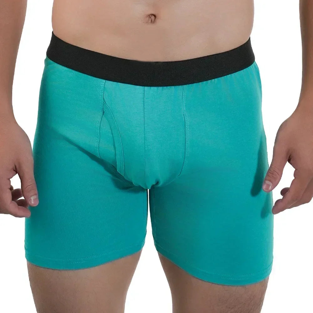 Man Mid-Long Boxer Sport Underwear