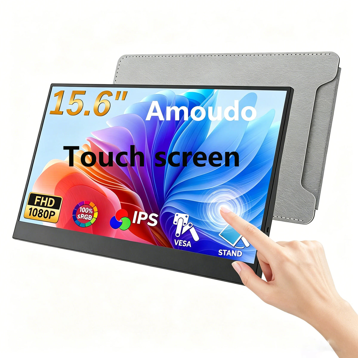 Amoudo 15.6 Inch Portable Monitor 1920x1080P