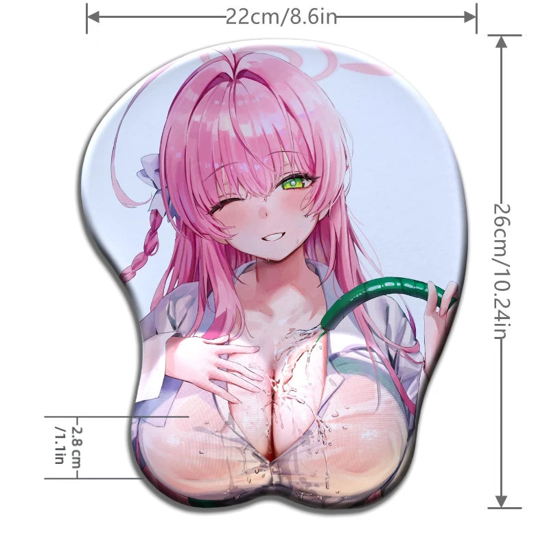 Wrist Rest 3D Soft and Smooth Silicone Mouse Pad