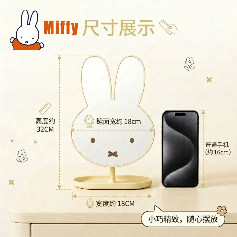 Kawaii Miffy Desktop Makeup Mirror