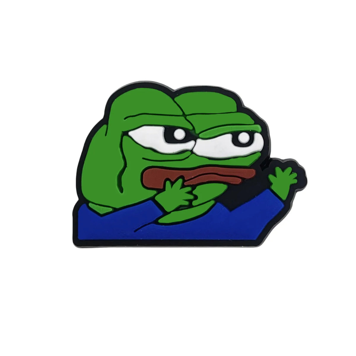 sad frog green shoe Charms