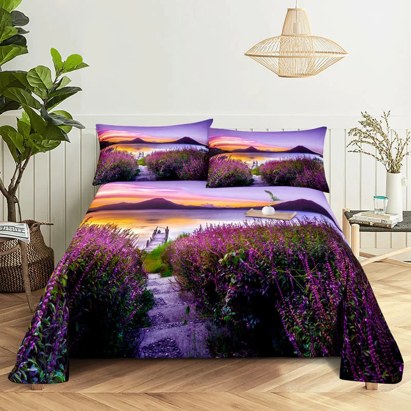 Purple animated Bed Sets