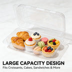 50Pcs Clear Plastic Food Containers