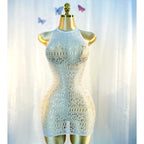 Hollow Out Fishnet Dress
