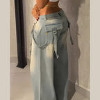 Vintage Denims Washed Mid Waist Loose