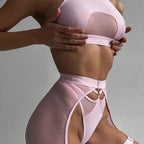 Sexy Teddy Lace Erotic lingerie 3pc