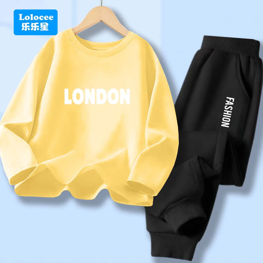 2pcs Outfits Children Tracksuits