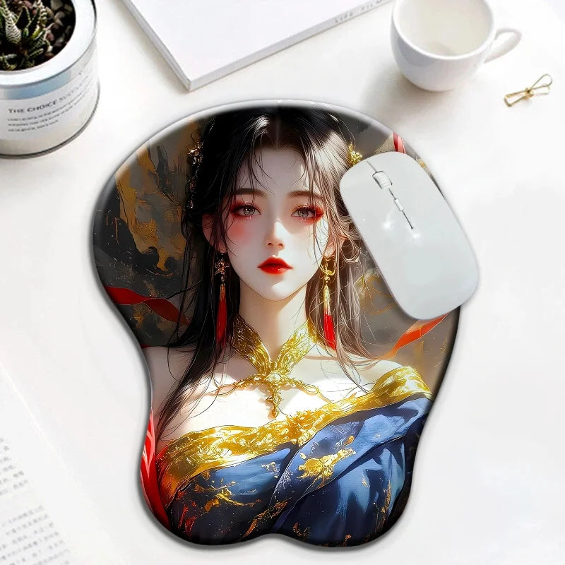 Wrist Rest 3D Soft and Smooth Silicone Mouse Pad