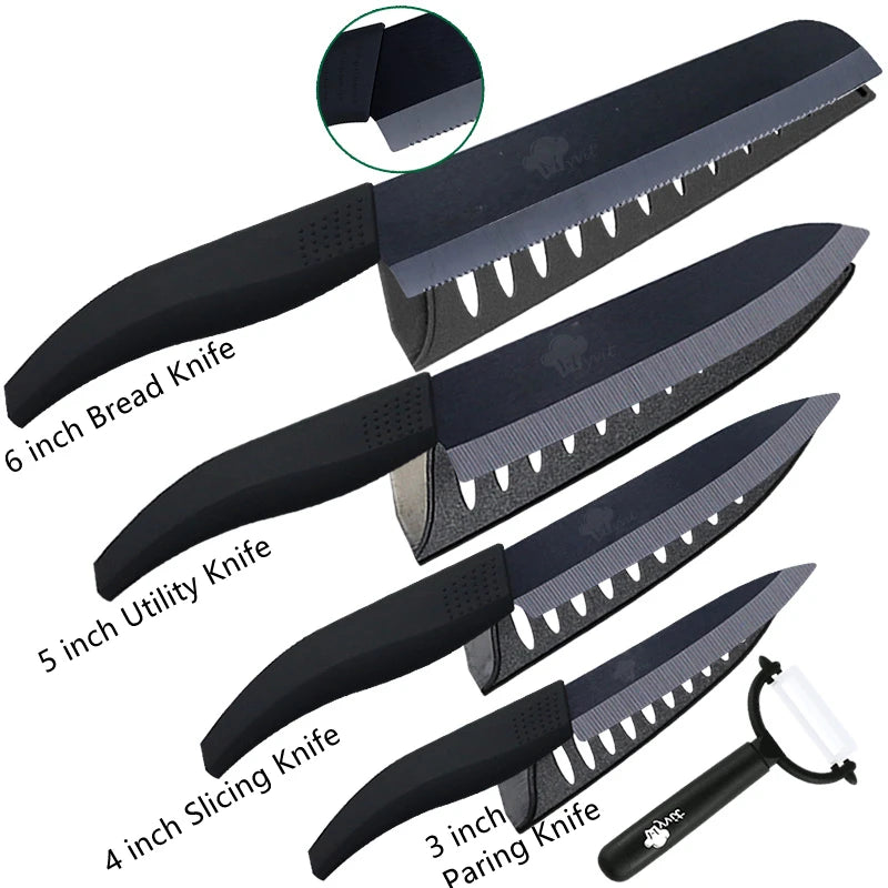 Ceramic Kitchen Knives Set