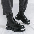 Black Men Long-sleeved Thick-soled Anti-slip Boots