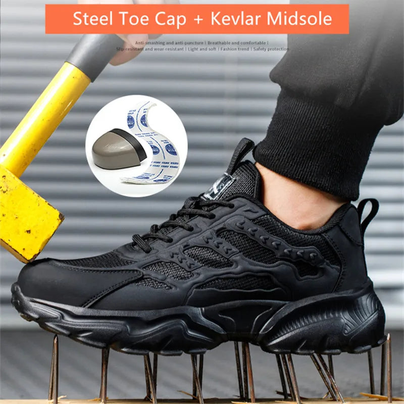 Steel Toe Puncture Proof Safety Work Sneakers