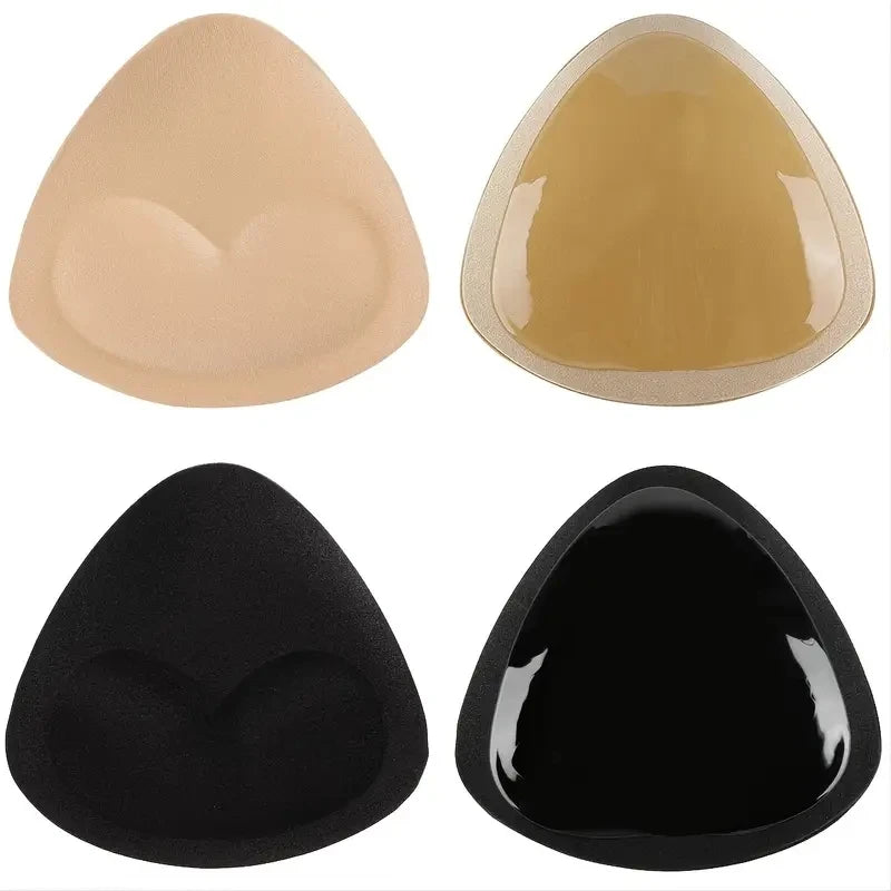 2pcs Women's Push Up Pad Silicone Bra Self-adhesive Invisible