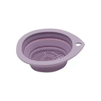 Silicone Makeup Brush Cleaner Foldable Powder Puff Cleaning Bowl
