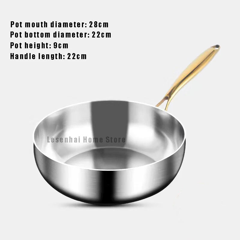 316 Stainless Steel Frying Pan