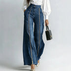 Casual High Waist Vintage Wide Leg Jeans