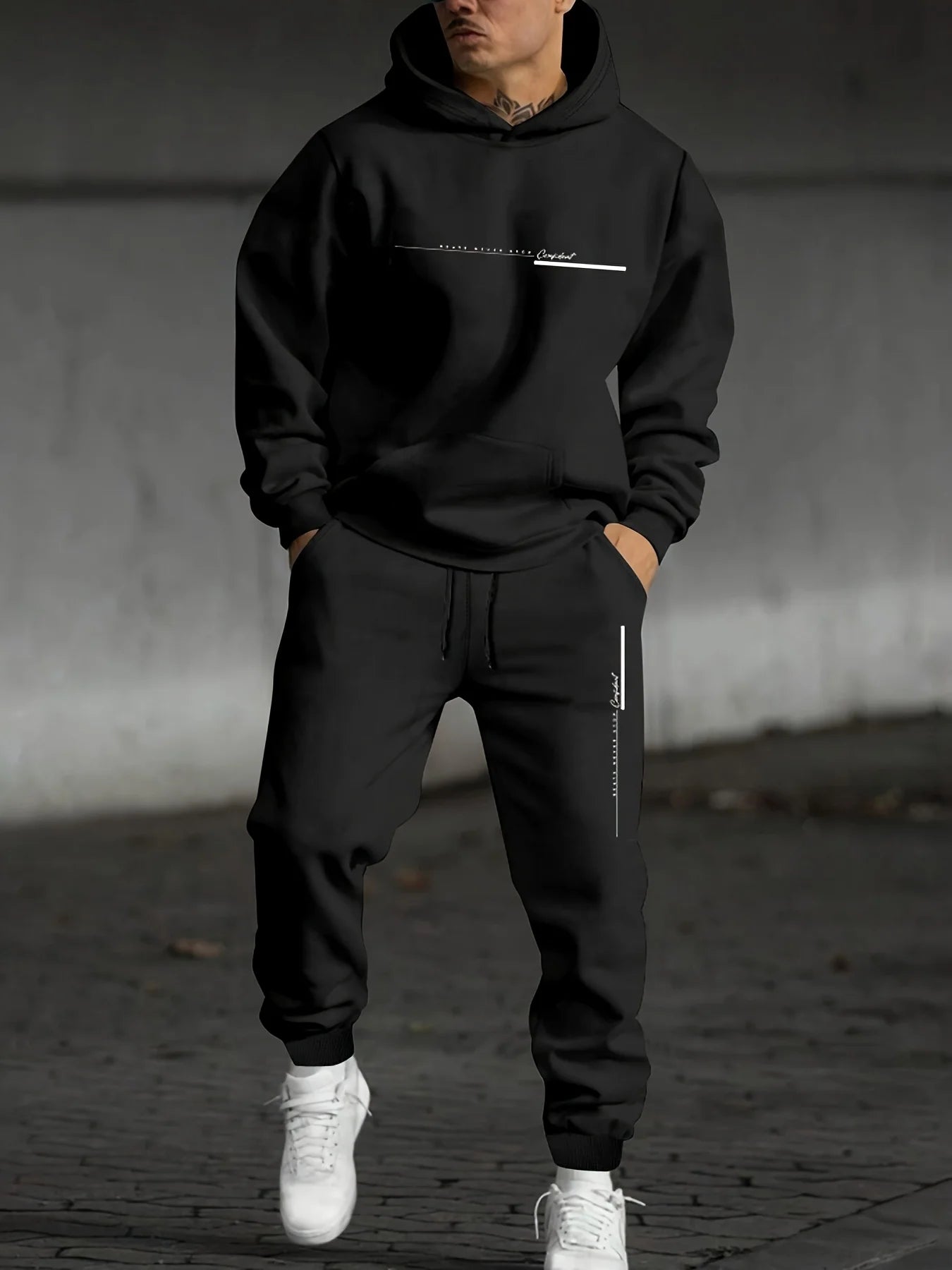 Fall Printed Jogger Set