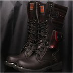 Men's High Top Motorcycle Boots