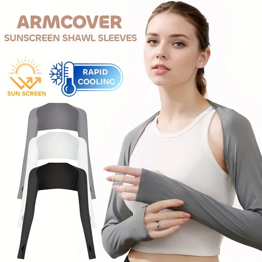1pc Ice Silk UV Protection Arm Sleeves