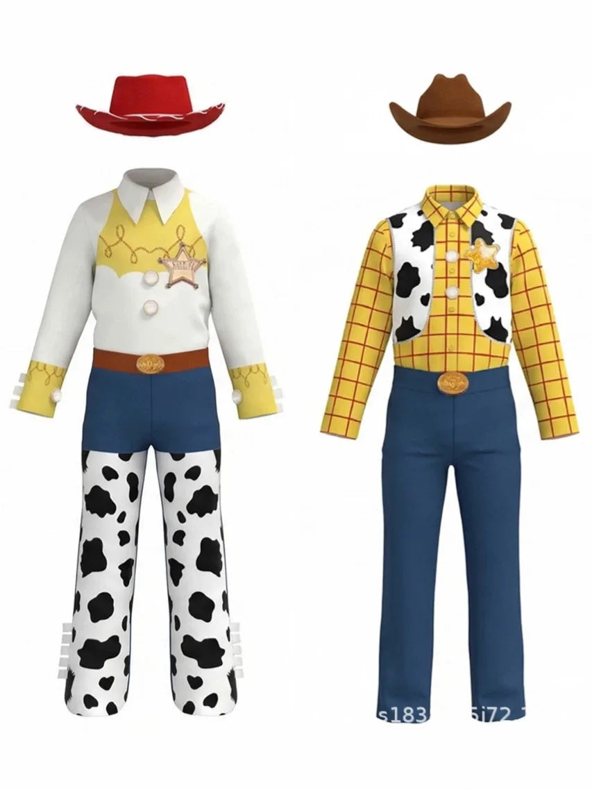 Women and Men Western Cowboy Cosplay Outfit