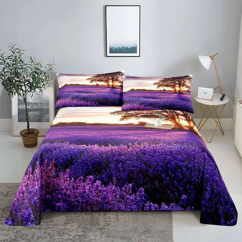 Purple animated Bed Sets
