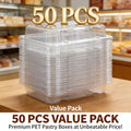 50Pcs Clear Plastic Food Containers