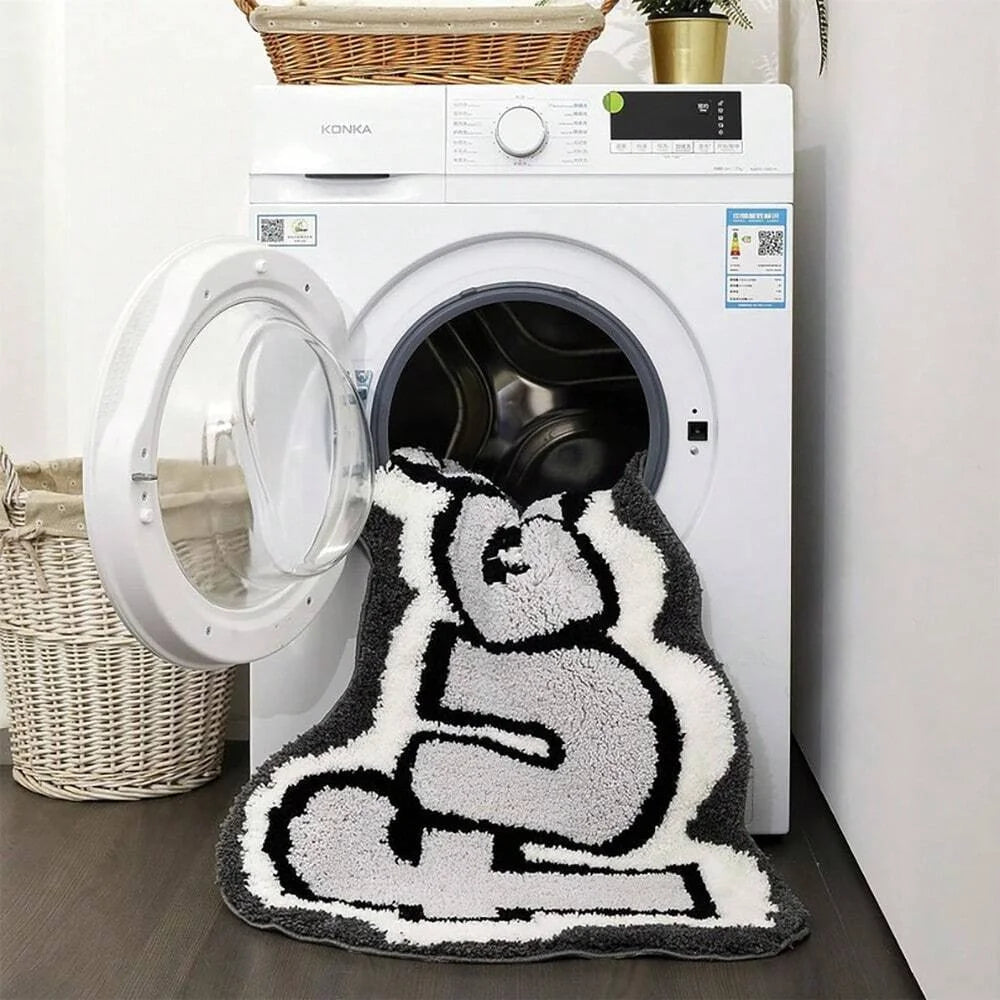 VIKAMA Cute Funky Bathroom Rugs