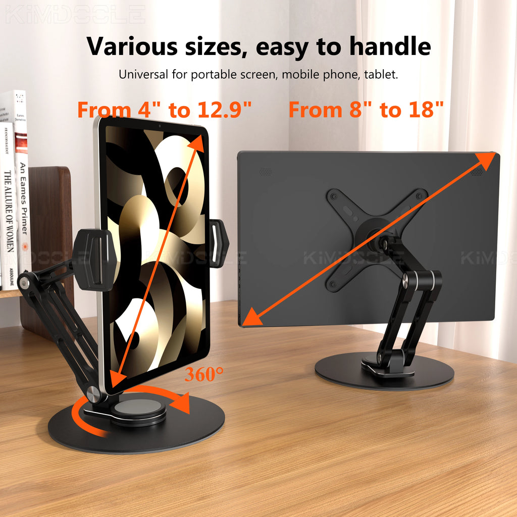 Foldable Arm Portable Monitor Stand