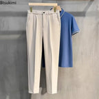 2026 Men's Straight-Leg Suit Pants